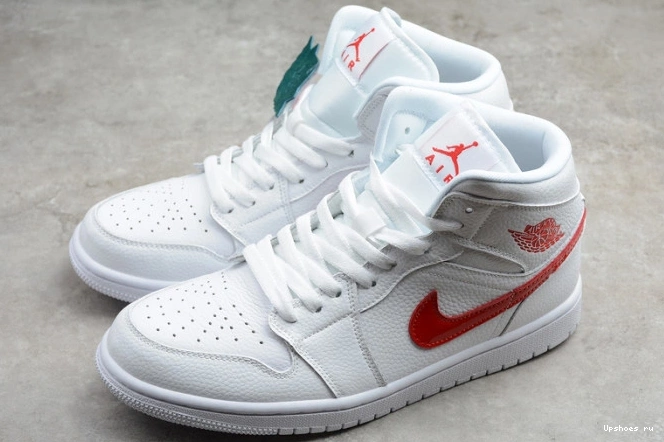 White BQ6472-106 Jordan Red Mid University (W) 1 0401